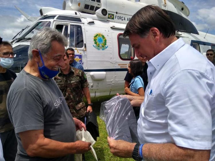 No Carnaval de 2021, Bolsonaro visitou São Francisco do Sul